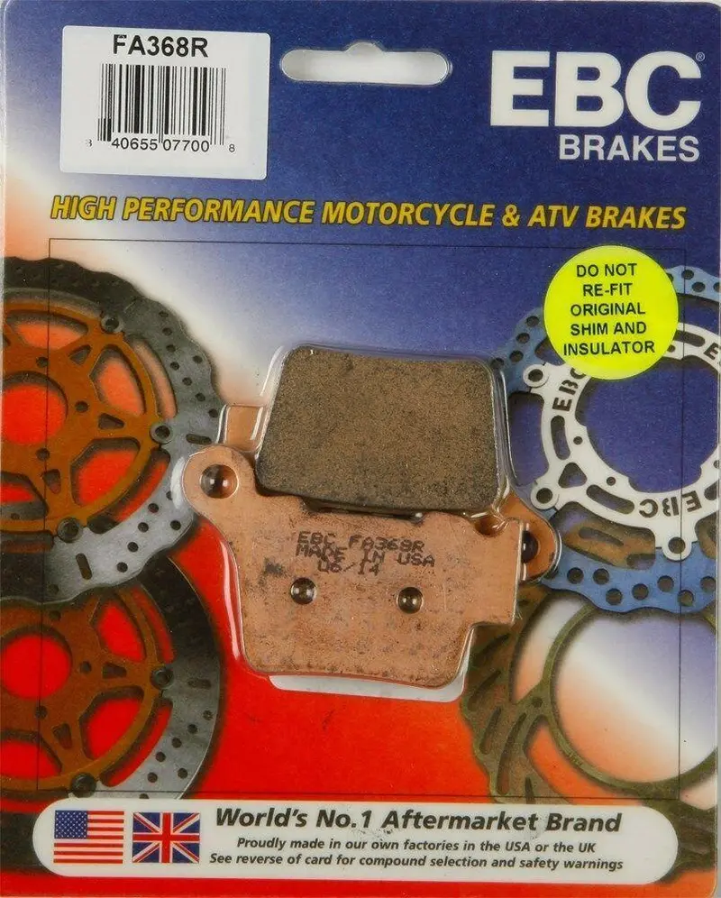 Ebc - Fa368r - R Series Sintered Brake Pads - Made In Usa 1