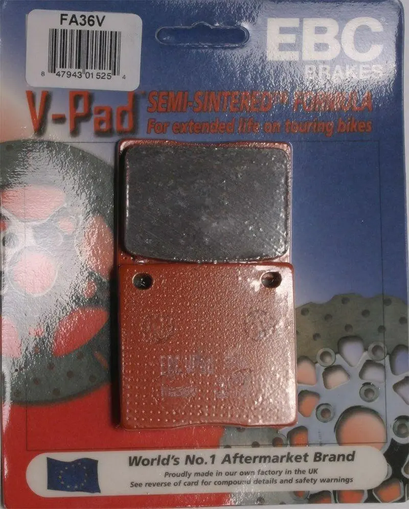 Ebc Fa36v Touring Bike Semi-Sintered V Brake Pads 1