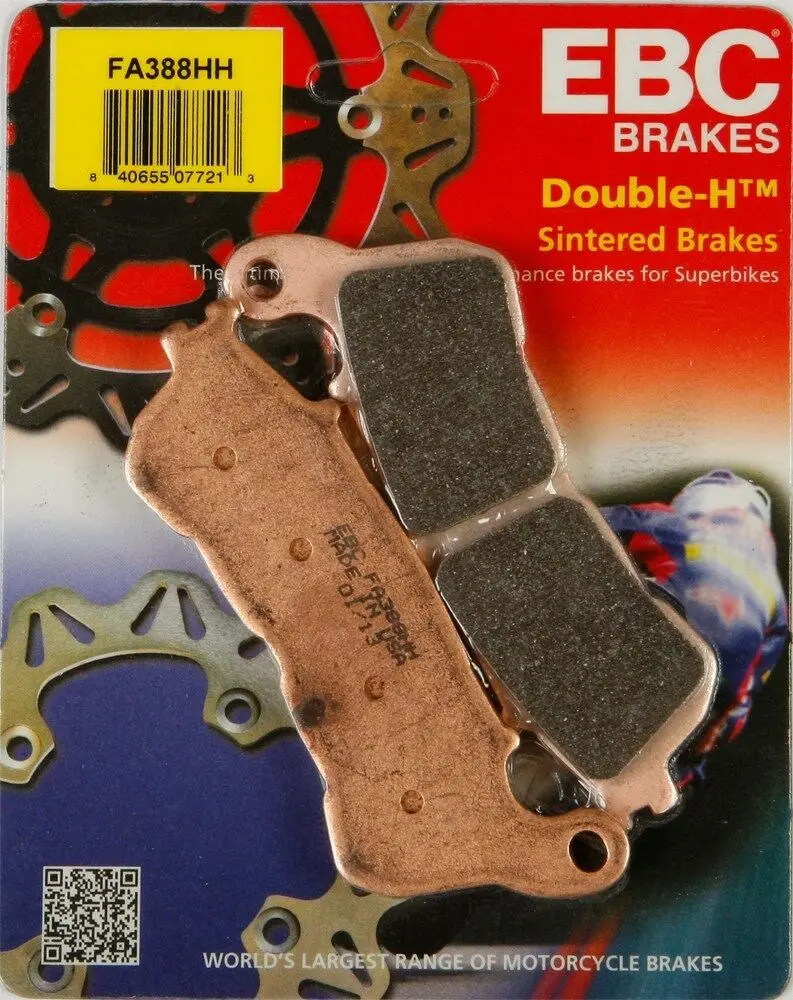 Ebc - Fa388hh - Double-H Sintered Brake Pads - Made In Usa 1