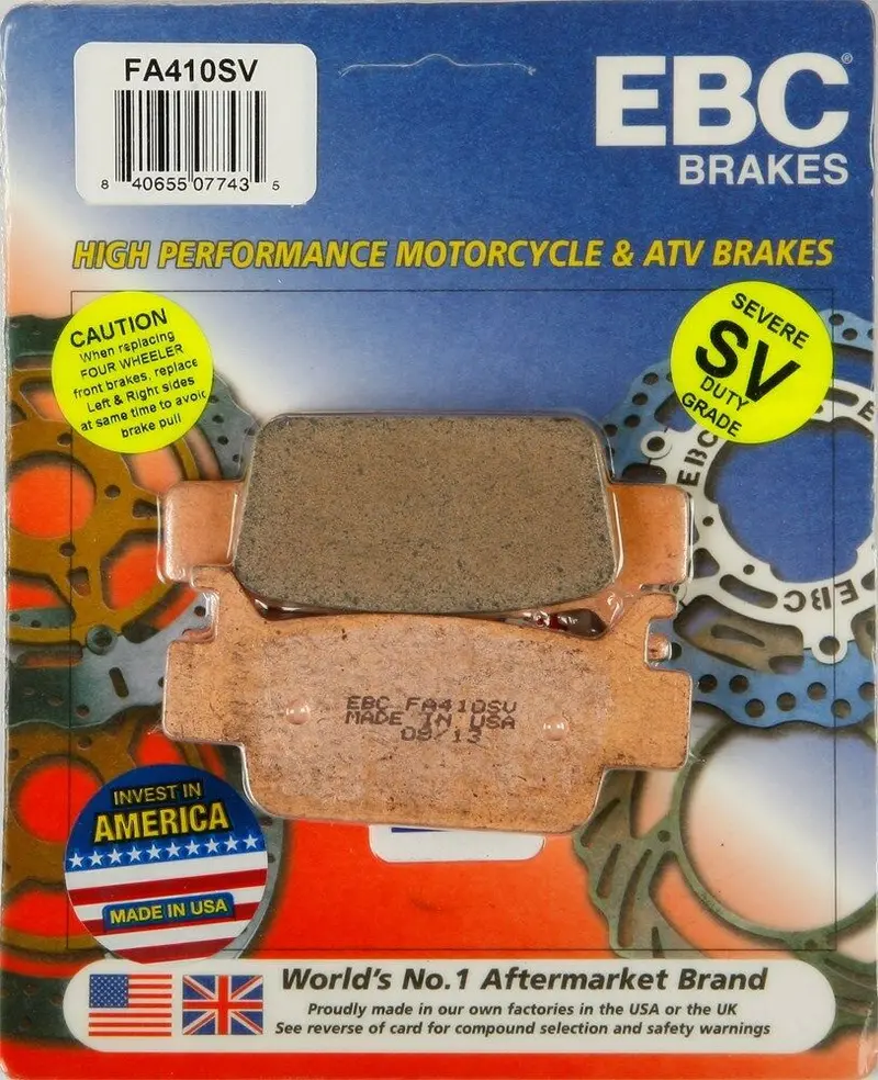 Ebc Fa410sv Sv Series Severe Duty Brake Pads (Made In Usa) 1