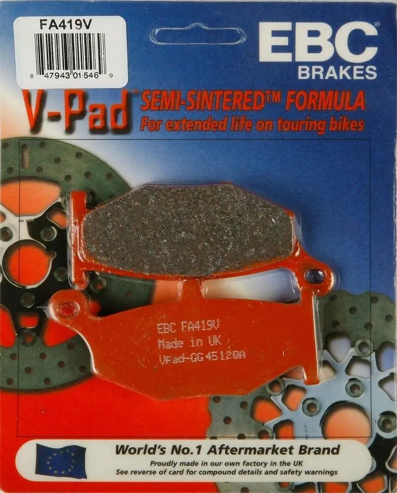 Ebc Fa419v Touring Bike Semi-Sintered V Brake Pads 1