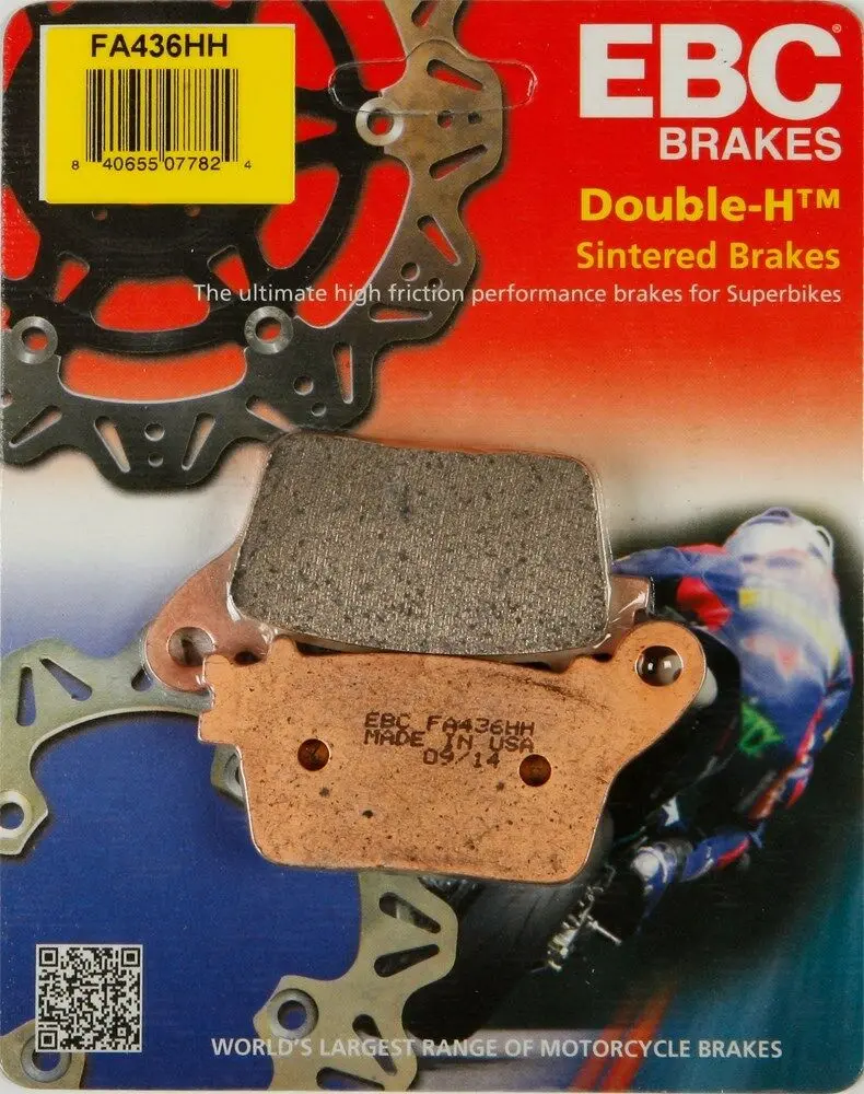 Ebc - Fa436hh - Double-H Sintered Brake Pads - Made In Usa 1