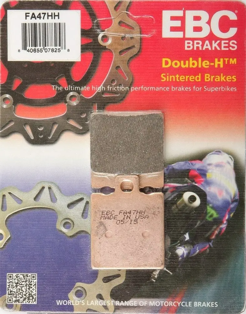 Ebc - Fa47hh - Double-H Sintered Brake Pads - Made In Usa 1