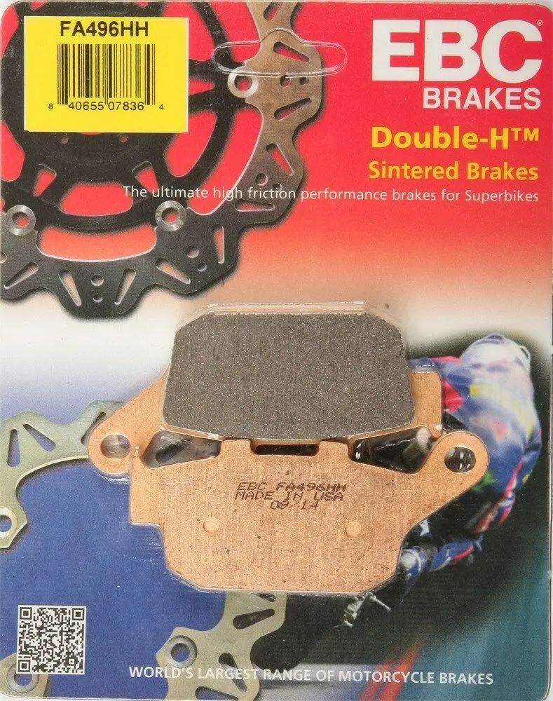 Ebc - Fa496hh - Double-H Sintered Brake Pads - Made In Usa 1