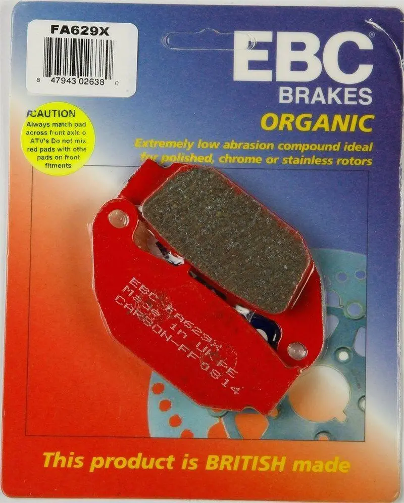 Ebc - Fa629x - X Series Carbon Brake Pads Honda Crf250l 2013-2016  Rear 1