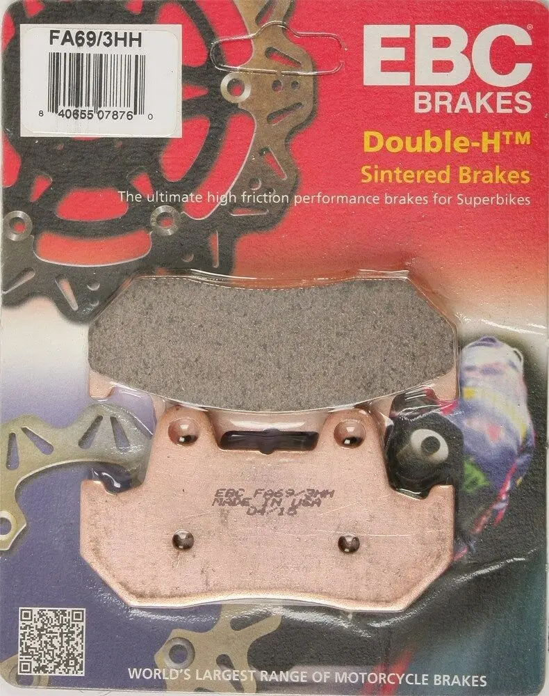Ebc - Fa69/3Hh - Double-H Sintered Brake Pads - Made In Usa 1
