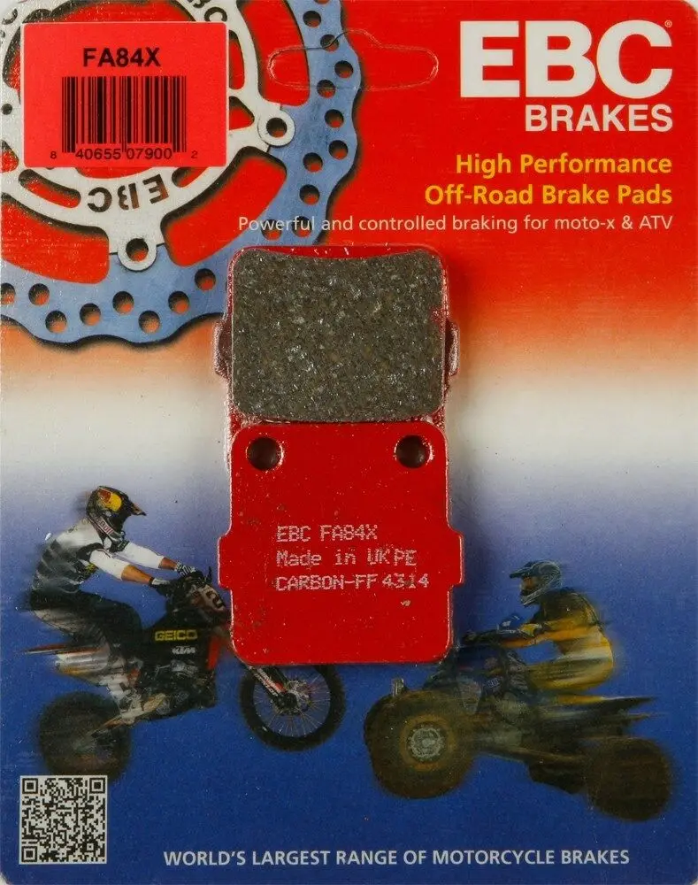 Ebc Fa84x  Carbon Brake Pads Honda Cr80r 1986-2002, Cr85r 2003-2007 Front 1