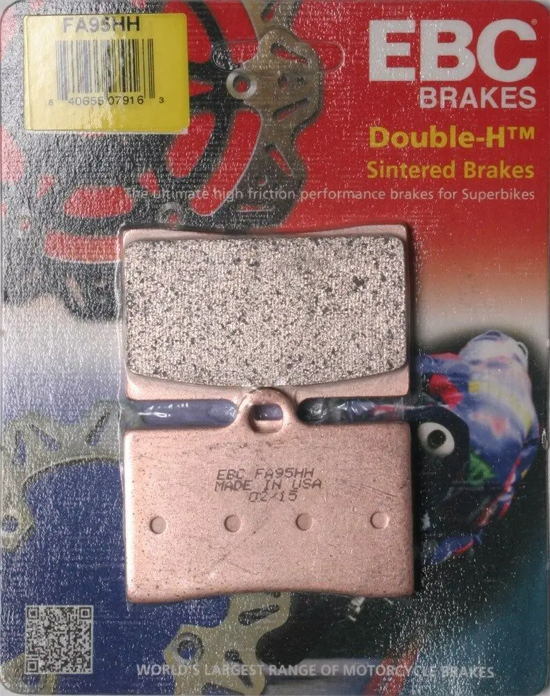 Ebc - Fa95hh - Double-H Sintered Brake Pads - Made In Usa 1