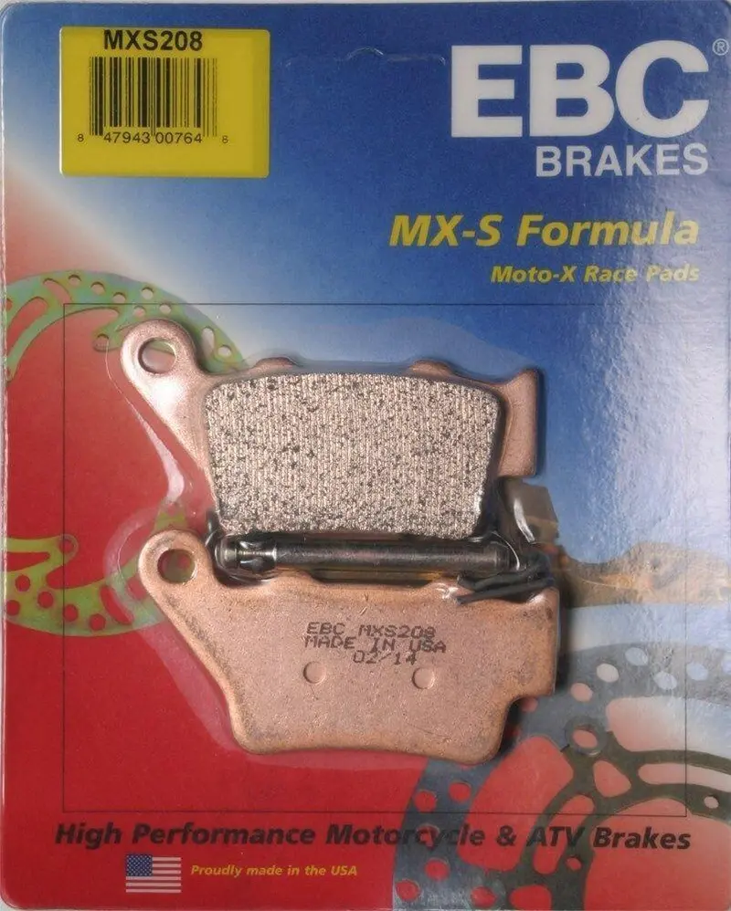 Ebc - Mxs208 - Mxs Series Race Sintered Brake Pads 1