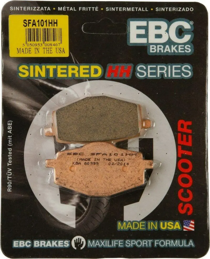 Ebc Sfa101hh Sfa Sintered Scooter Brake Pads (Made In Usa) 1