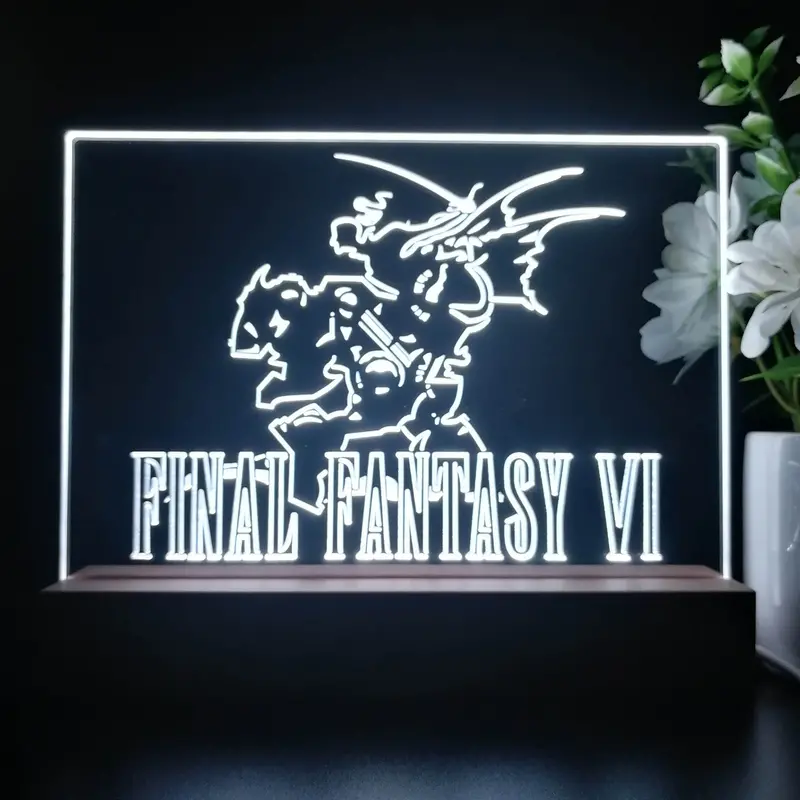 Final Fantasy Vi Neon Sign Game Room Lamp 1
