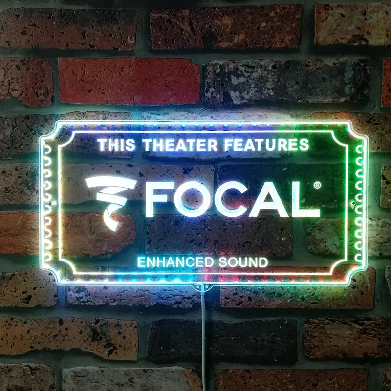 Focal Neon Led Sign With Dynamic Rgb Colors 1