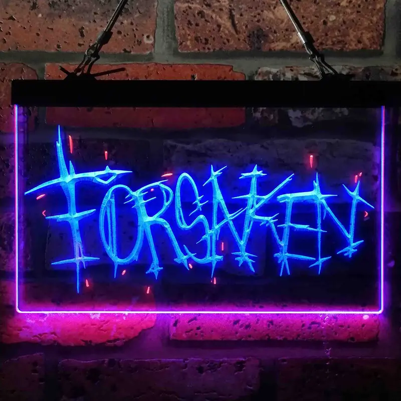 Forsaken-Themed Neon LED Sign for Roblox Fans