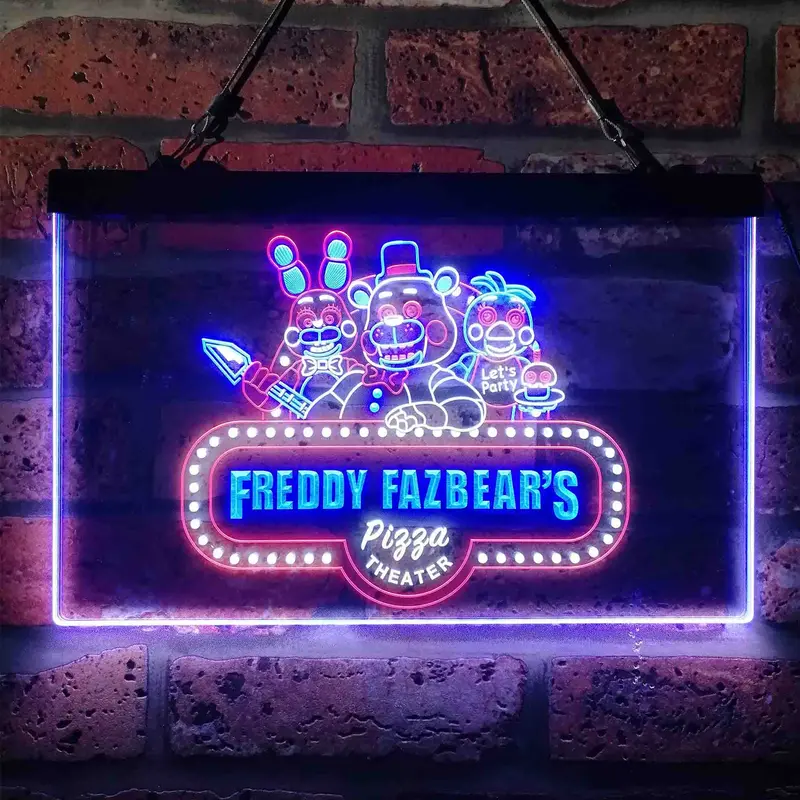 Freddy's Fazbear Five Nights At Freddy's Neon Led Sign 3 Colors 1