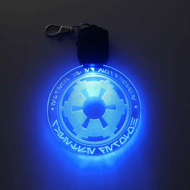 Galactic Empire Led Light Acrylic Keychain , Christmas Tree Ornament 1
