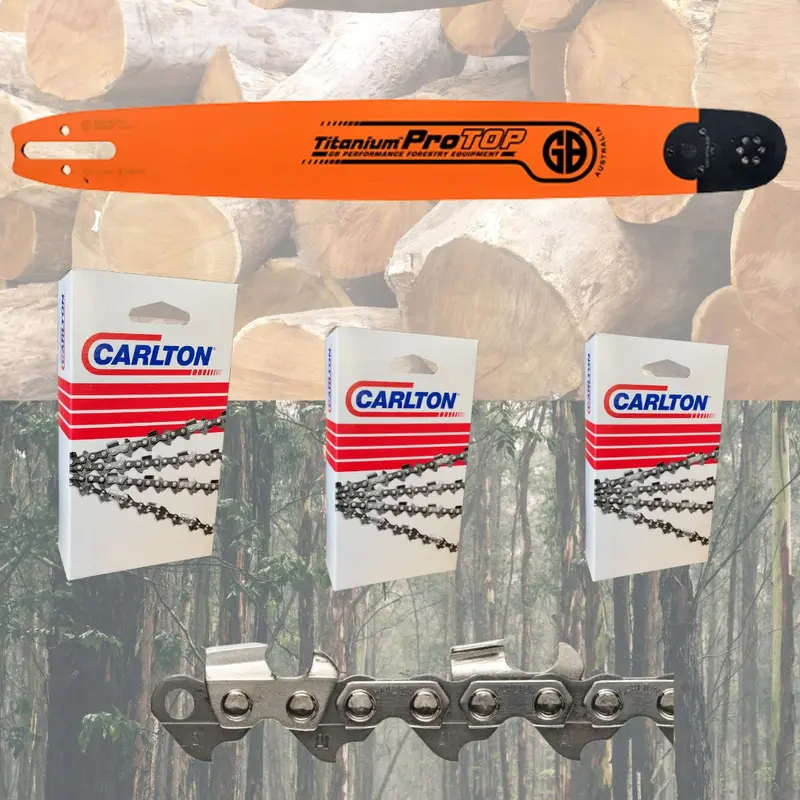 Gb Protop Titanium Bar + 3 Chain Combo, 20" 3/8" .063" Sn Stihl 1