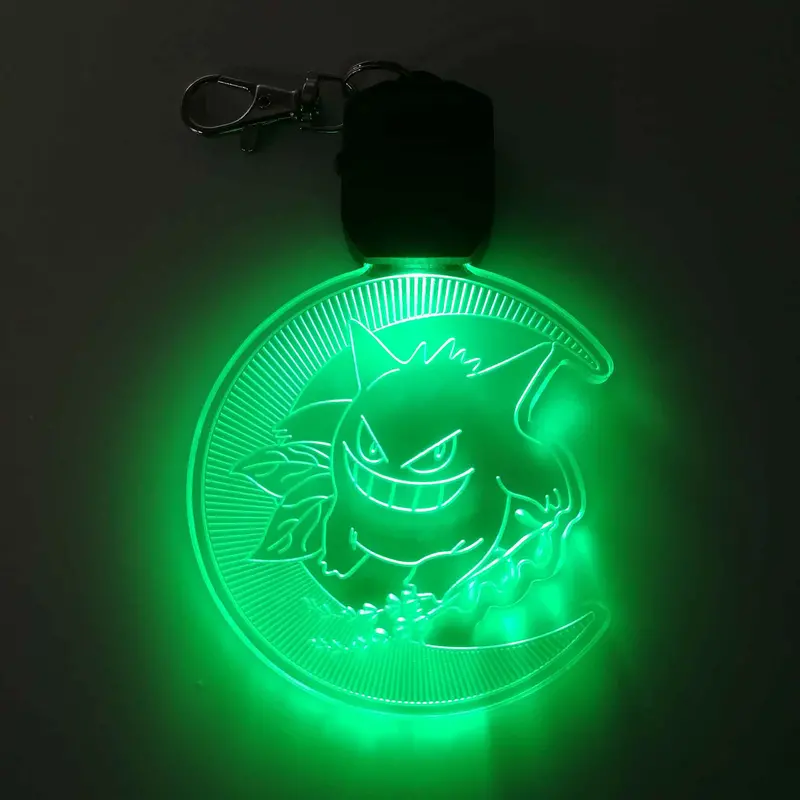 Gengar Led Light Acrylic Keychain , Christmas Tree Ornament 1