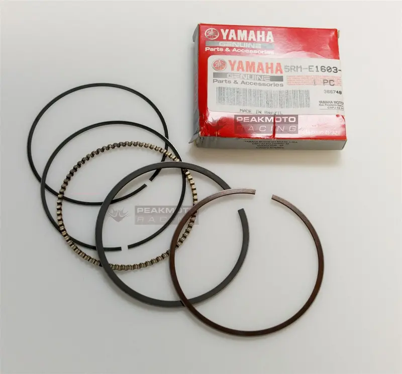 Genuine Yamaha Piston Ring Set Ttr125 Ttr125e Ttr125le 2008-2016 5Rm-E1603-00-00 1