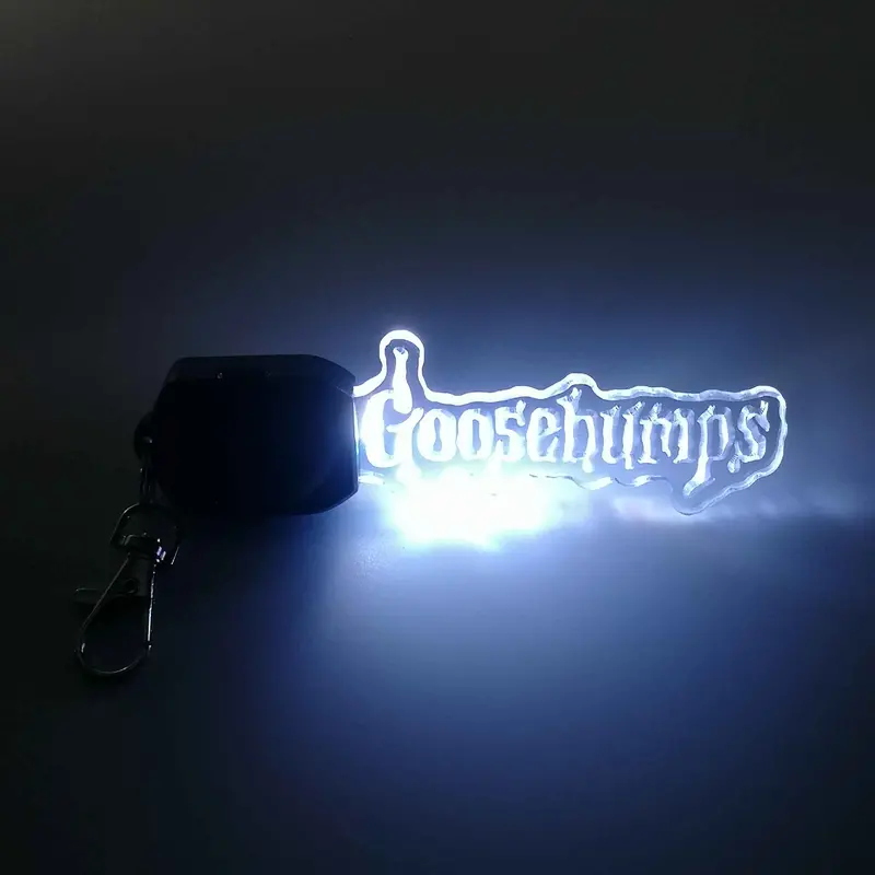 Goosebumps Led Light Acrylic Keychain , Christmas Tree Ornament 1