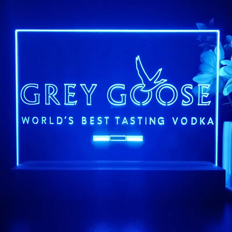 Grey Goose World's Best Vodka Neon Sign Pub Bar Decor Lamp 1