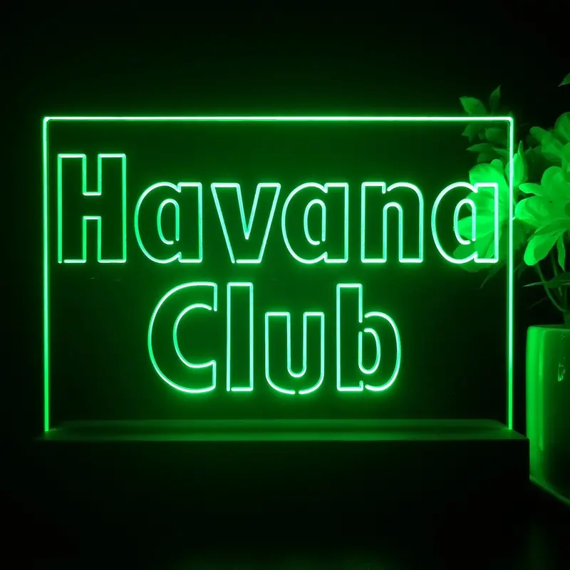 Havanas Club Rum Neon Sign Pub Bar Decor Lamp 1