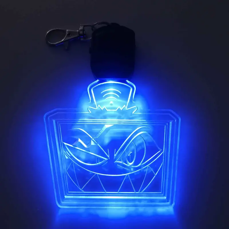 Hazbin Hotel Vox Led Light Acrylic Keychain , Christmas Tree Ornament 1