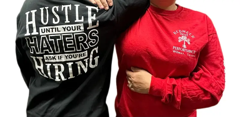 "Hustle Until Your Haters Ask If Your Hiring" Long Sleeve 1