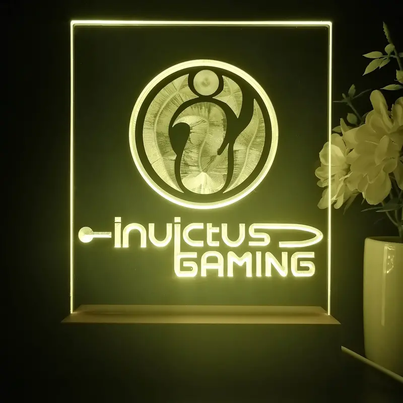 Invictus Gaming 3D Illusion Night Light Desk Lamp 1