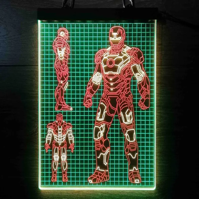 Iron Man Avengers Mk43 Neon Led Sign 3 Colors 1