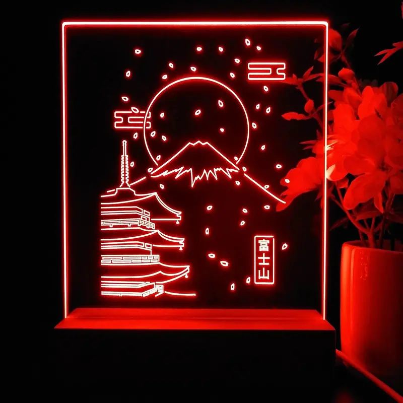 Japan Fuji Game Room Led Sign Lamp Display 1