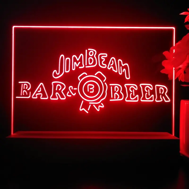 Jim Beam Bar Beer Neon Sign Pub Bar Lamp 1