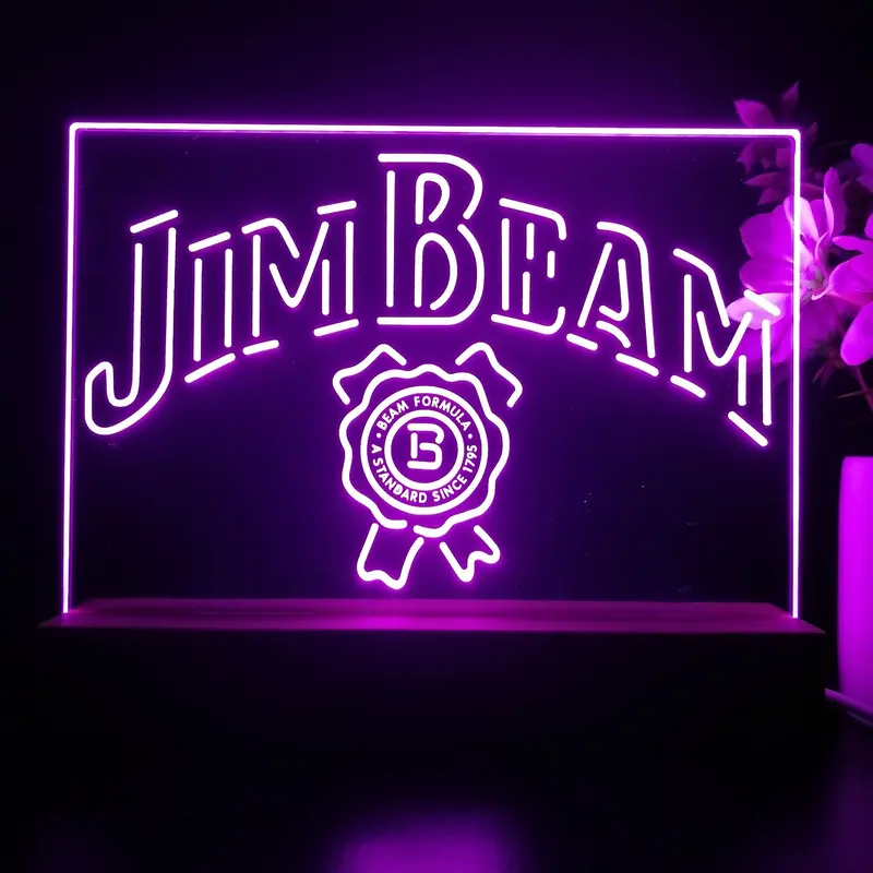 Jim Beam Beer Neon Sign Pub Bar Lamp 1
