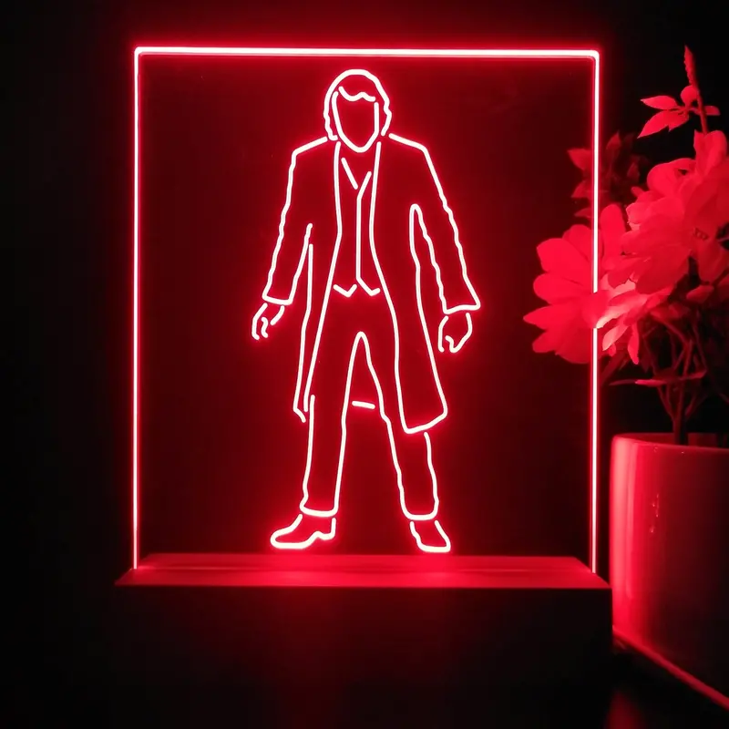 Joker Dark Knight Batman 3D Illusion Night Light Desk Lamp 1