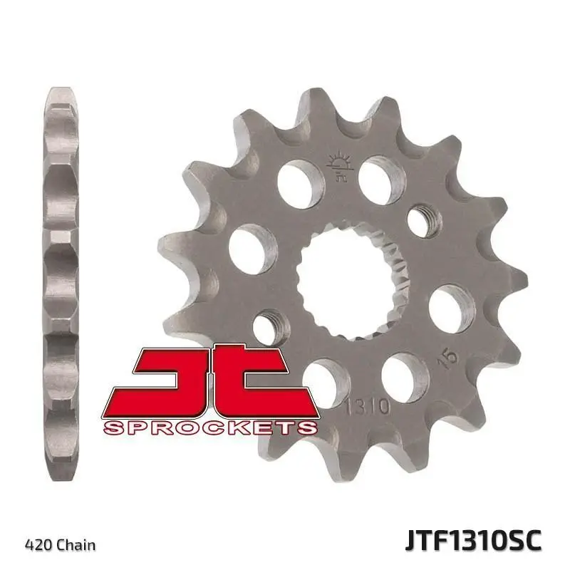 Jt Sprockets - Jtf1310.15Sc - Front Sprocket, 15T - Lightened & Self-Cleaning 1