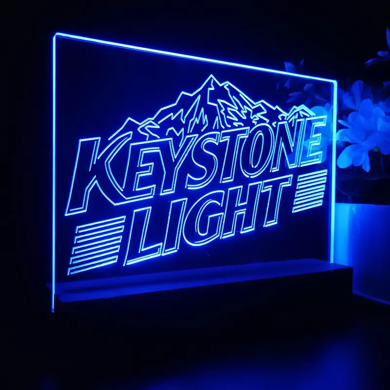 Keystone Light Neon Sign Pub Bar Decor Lamp 1