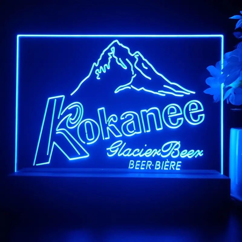 Kokanee Glacier Beer Neon Sign Pub Bar Lamp 1