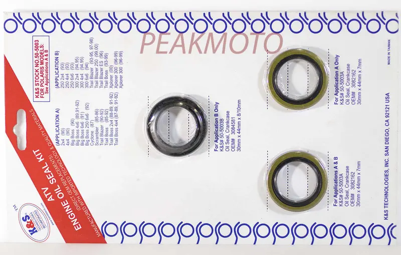 K&S Atv Complete Engine Oil Seal Kit  Polaris  | 50-5003 1