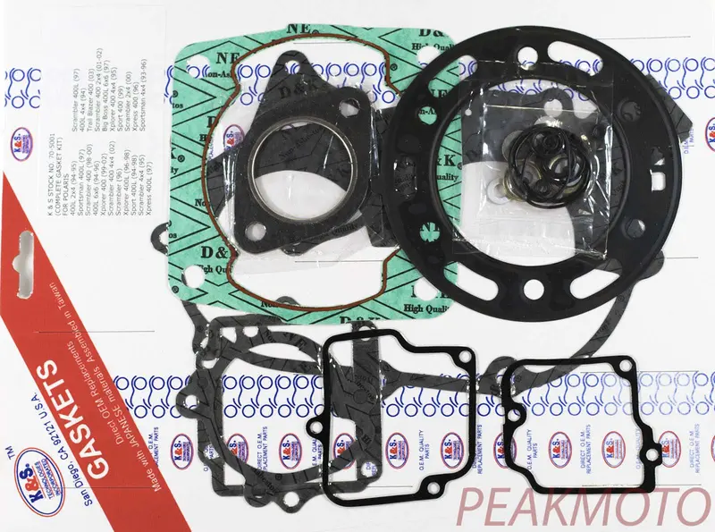 K&S Atv Complete Gasket Kit Polaris  | 70-5001 1