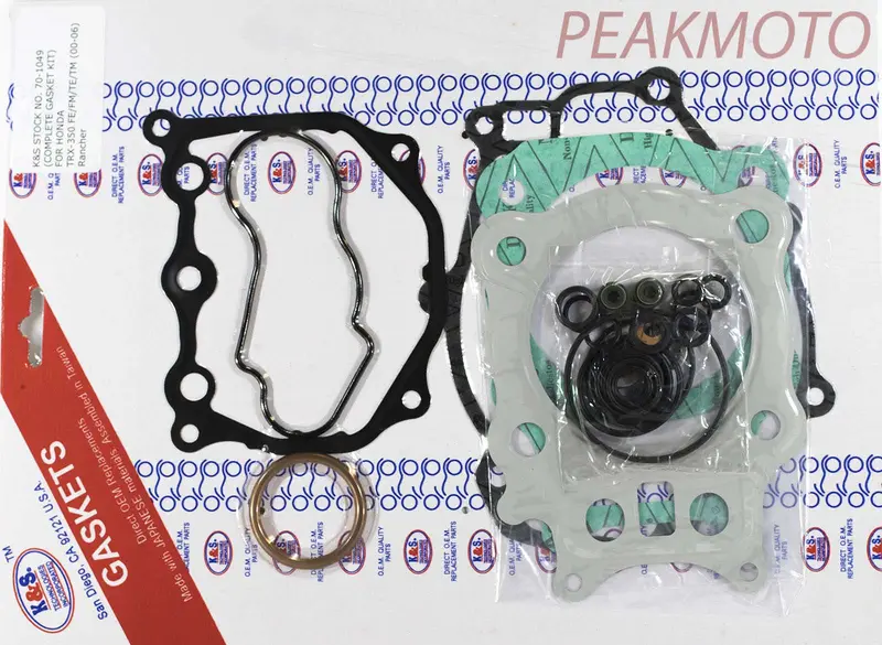K&S Atv Complete Gasket Kit Trx-350 (00-06)  | 70-1049 1