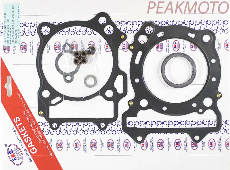 K&S Atv Top End Gasket Kit Kxf-400/Ltz-400  | 70-3043T 1