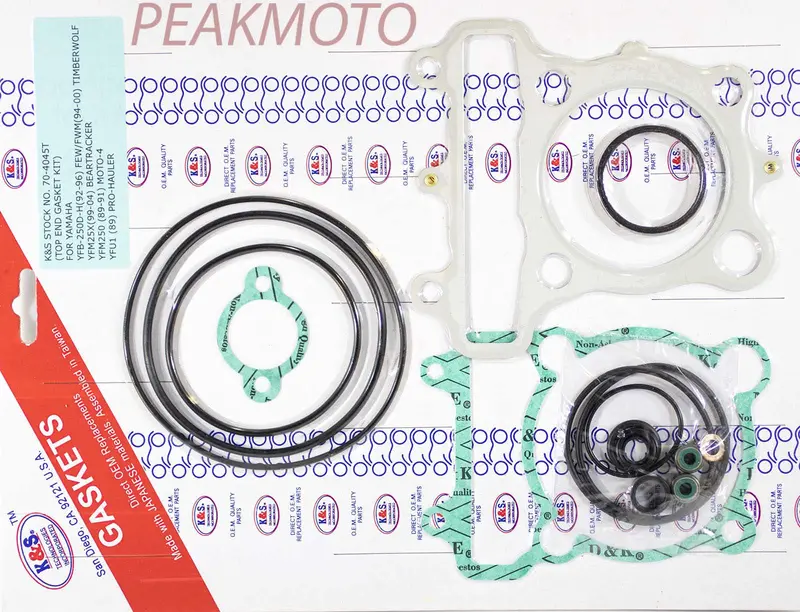 K&S Atv Top End Gasket Kit Yfb-250 D-H (92-96)  | 70-4045T 1