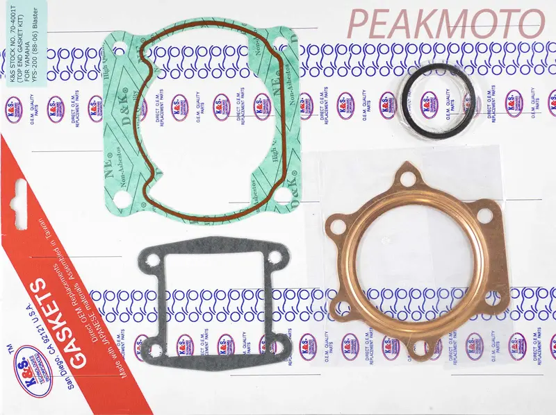 K&S Atv Top End Gasket Kit Yfs-200 (88-06)  | 70-4001T 1