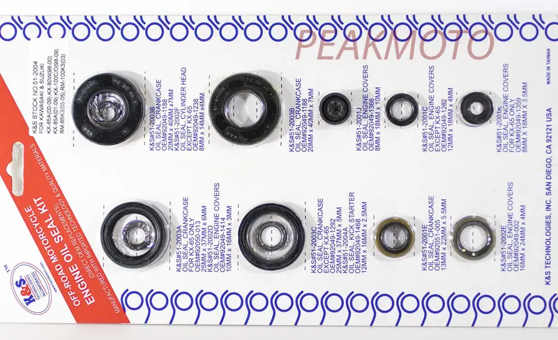K&S Off-Road Complete  Engine Oil Seal Kit  Kx65/80/85/100  | 51-2004 1