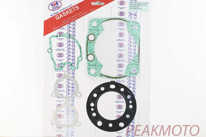 K&S Off-Road Top End Gasket Cr-250R (02-04)  | 71-1008T 1