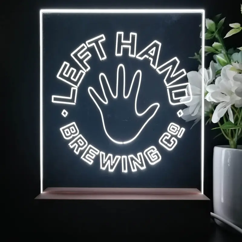 Left Hand Brewing Co. Night Light Neon Pub Bar Lamp 1