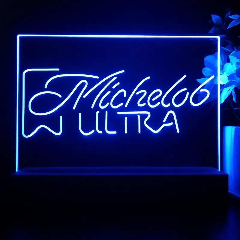 Michelob Ultra Superior Light Beer Neon Sign Pub Bar Lamp 1