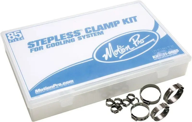 Motion Pro 11-0065 Motorcycle Cooling System Stepless Clamp Kit, 85 Pcs With Box 1