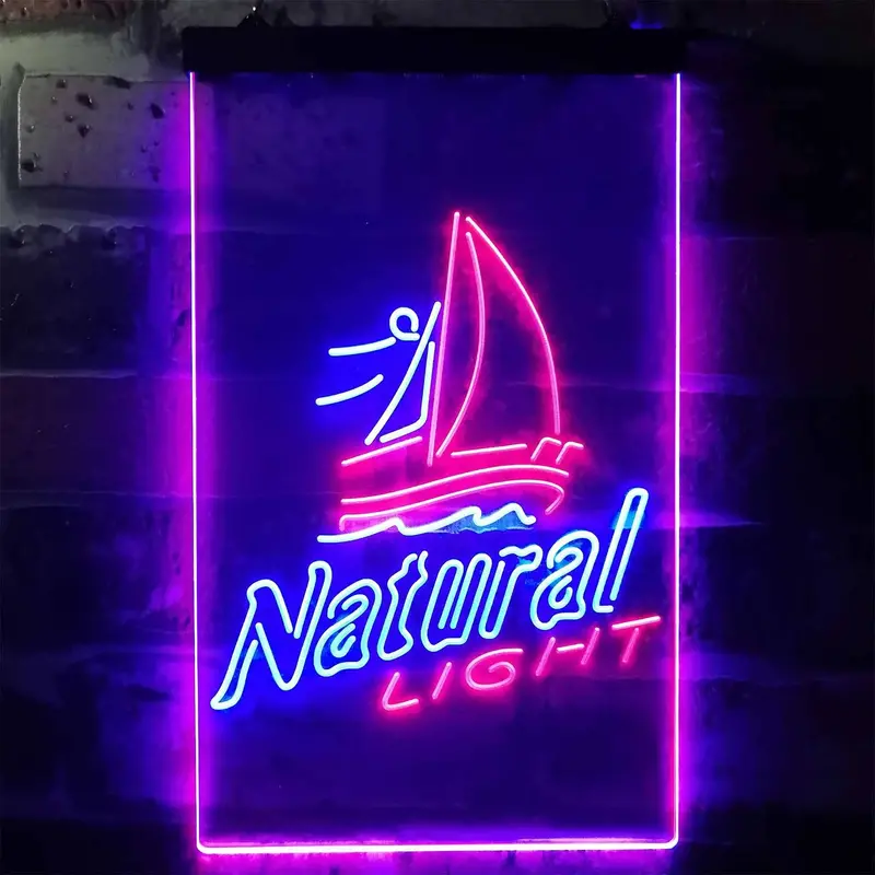 Natural Light Sailboat Neon-Like Led Sign 1