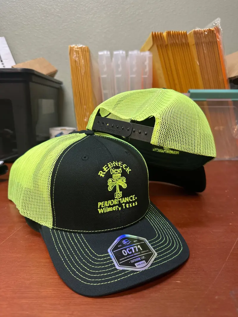 Neon Yellow & Black Center Logo Snapback Hat 1