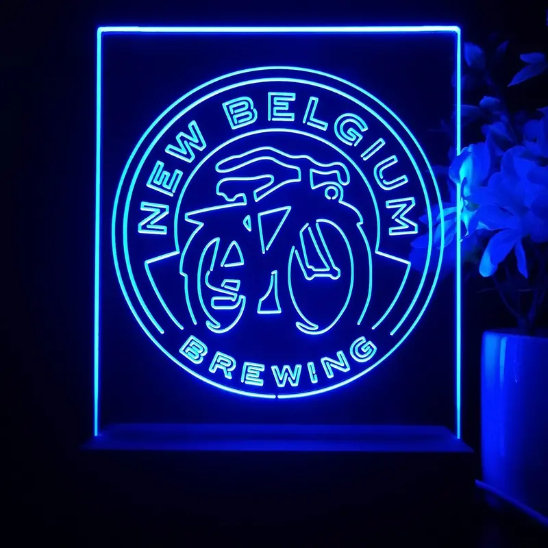 New Belgium Brewing Co. Night Light Neon Pub Bar Lamp 1